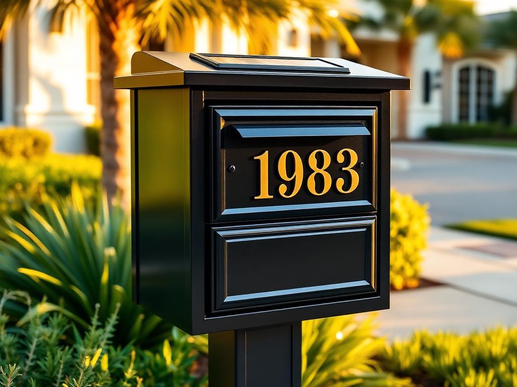 Premium solar lite & gold numbers