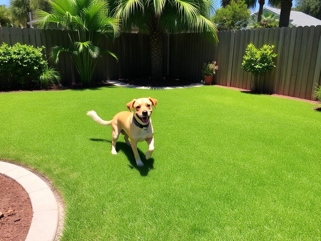 A yard your pets can enjoy
